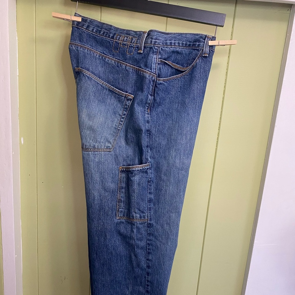 Mossimo Mossissue Men's Six Pocket Blue Jeans Size 34/30 Gently Used - Picture 4 of 8